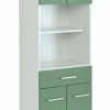Seitenschrank RIGA - Grün - 50 Cm 2 Seitenschrank RIGA - Grün - 50 Cm -Wenko Verkaufsgeschäft 9004330100 1600Wx1600H 598Wx598H