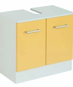 Waschbeckenunterschrank RIGA - Gelb - 60 Cm