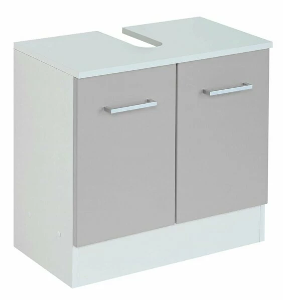 Waschbeckenunterschrank RIGA - Hellgrau - 60 Cm 3 Waschbeckenunterschrank RIGA - Hellgrau - 60 Cm