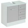 Waschbeckenunterschrank RIGA - Hellgrau - 60 Cm 2 Waschbeckenunterschrank RIGA - Hellgrau - 60 Cm -Wenko Verkaufsgeschäft 9004331100 1600Wx1600H 598Wx598H