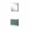 2-teiliges Badmöbel-Set RIGA - Grün - Mit Beleuchtung -Wenko Verkaufsgeschäft 9004332200 1600Wx1600H 598Wx598H