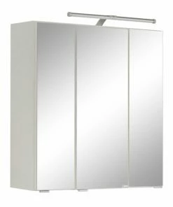 Spiegelschrank BOLOGNA - Weiß - 60 Cm