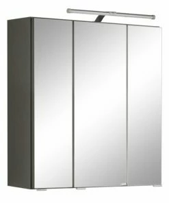 Spiegelschrank BOLOGNA - Grafitgrau - 60 Cm