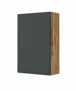 Hängeschrank LUCCA/KOPENHAGEN - Grau Matt-Wotan Eiche - 40 Cm