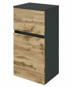 Unterschrank LUCCA/KOPENHAGEN - Wotan Eiche-grafitgrau - 40 Cm