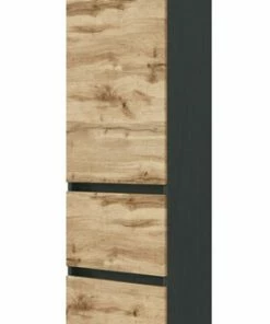 Seitenschrank LUCCA/KOPENHAGEN - Wotan Eiche-grafitgrau - 40 Cm