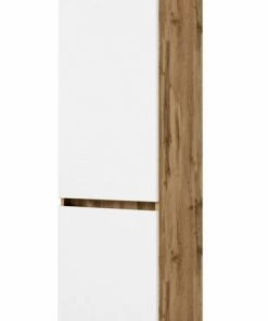 Midischrank LUCCA/KOPENHAGEN - Weiß Matt-Wotan Eiche - 40 Cm