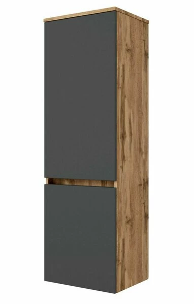 Midischrank LUCCA/KOPENHAGEN - Grau Matt-Wotan Eiche - 40 Cm 3 Midischrank LUCCA/KOPENHAGEN - Grau Matt-Wotan Eiche - 40 Cm