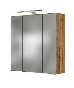 3D-Spiegelschrank LUCCA - Wotaneiche - 60 Cm Breit