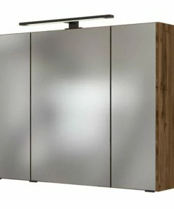 3D-Spiegelschrank LUZERN - Wotaneiche - 80 Cm Breit