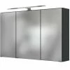 3D-Spiegelschrank PIENZA/BAABE - Grafitgrau - 100 Cm Breit -Wenko Verkaufsgeschäft 9004344300 1600Wx1600H 598Wx598H
