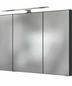 3D-Spiegelschrank PIENZA/BAABE - Grafitgrau - 100 Cm Breit