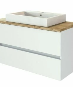 Waschtisch PIENZA - Weiß - 100 Cm