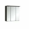 3D-Spiegelschrank BOLOGNA - Grafitgrau - 60 Cm Breit
