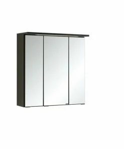 3D-Spiegelschrank BOLOGNA - Grafitgrau - 60 Cm Breit