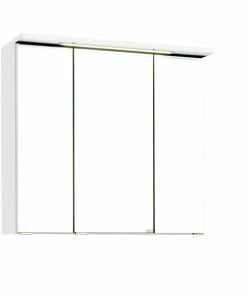 3D-Spiegelschrank BOLOGNA - Weiß - 70 Cm Breit