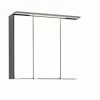3D-Spiegelschrank BOLOGNA - Grafitgrau - 70 Cm Breit