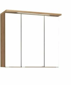 3D-Spiegelschrank BOLOGNA - Wotaneiche - 70 Cm Breit