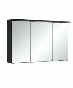 3D-Spiegelschrank BOLOGNA - Grafitgrau - 100 Cm Breit