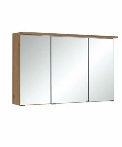 3D-Spiegelschrank BOLOGNA - Wotaneiche - 100 Cm Breit