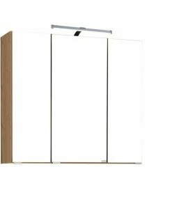 3D-Spiegelschrank BOLOGNA - Wotaneiche - 70 Cm Breit