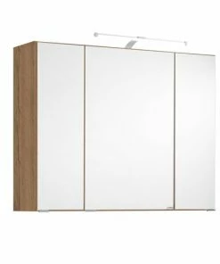 3D-Spiegelschrank BOLOGNA - Wotan Eiche - 80 Cm Breit