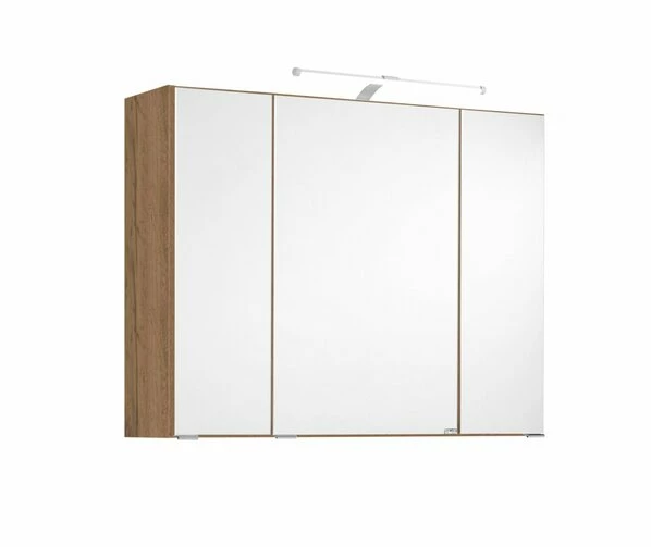 3D-Spiegelschrank BOLOGNA - Wotan Eiche - 80 Cm Breit 3 3D-Spiegelschrank BOLOGNA - Wotan Eiche - 80 Cm Breit
