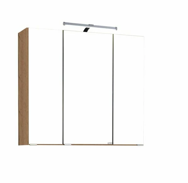 3D-Spiegelschrank BOLOGNA - Wotan Eiche - 90 Cm Breit 3 3D-Spiegelschrank BOLOGNA - Wotan Eiche - 90 Cm Breit