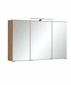 3D-Spiegelschrank BOLOGNA - Wotan Eiche - 100 Cm Breit