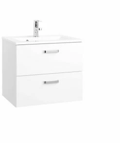 Waschtisch BOLOGNA - Weiß Hochglanz - 60 Cm