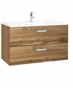 Waschtisch BOLOGNA - Wotan Eiche - 80 Cm