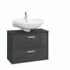 Waschbeckenunterschrank BOLOGNA - Grafitgrau-grau Hochglanz - 70 Cm 1 Waschbeckenunterschrank BOLOGNA - Grafitgrau-grau Hochglanz - 70 Cm -Wenko Verkaufsgeschäft 9004352000 1600Wx1600H 598Wx598H
