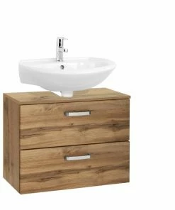 Waschbeckenunterschrank BOLOGNA - Wotan Eiche - 70 Cm