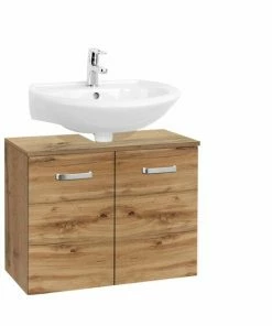 Waschbeckenunterschrank BOLOGNA - Wotan Eiche - 70 Cm