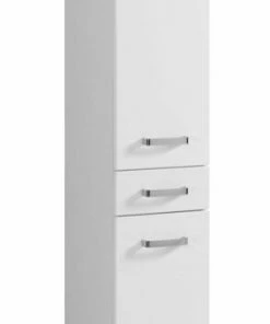 Midischrank BOLOGNA - Weiß Hochglanz-weiß - 30 Cm