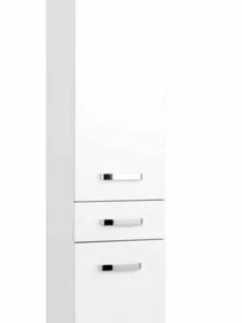 Seitenschrank BOLOGNA - Weiß Hochglanz-weiß - 30 Cm