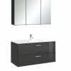 2-teiliges Badmöbel-Set BOLOGNA - Hochglanz Grau-grafitgrau - 100 Cm Breit -Wenko Verkaufsgeschäft 9004357500 1600Wx1600H 598Wx598H