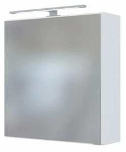 Spiegelschrank DAVOS - Weiß - 60 Cm Breit