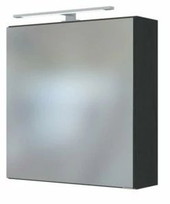 Spiegelschrank DAVOS - Grafitgrau - 60 Cm Breit