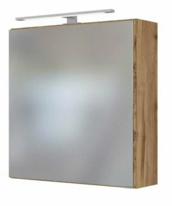 Spiegelschrank DAVOS - Wotaneiche - 60 Cm Breit