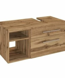 Unterbeckenschrank DAVOS - Wotaneiche - 90 Cm Breit - Rechts