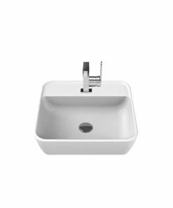 Aufsatzbecken DAVOS - Weiß - Keramik - 45 Cm Breit