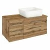 Waschtisch DAVOS - Wotaneiche - 2 Schubkästen - Becken Recht - 90 Cm Breit 2 Waschtisch DAVOS - Wotaneiche - 2 Schubkästen - Becken Recht - 90 Cm Breit -Wenko Verkaufsgeschäft 9004362400 1600Wx1600H 598Wx598H