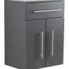 Hängeschrank - Anthrazit - Softclose - 72 Cm Hoch -Wenko Verkaufsgeschäft 9004395500 1600Wx1600H 598Wx598H