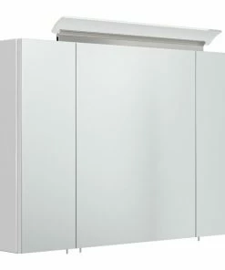 Spiegelschrank - Weiß - Mit Beleuchtung - 90 Cm Breit