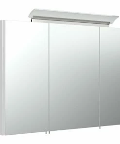 Spiegelschrank - Weiß - Mit Beleuchtung - 100 Cm Breit