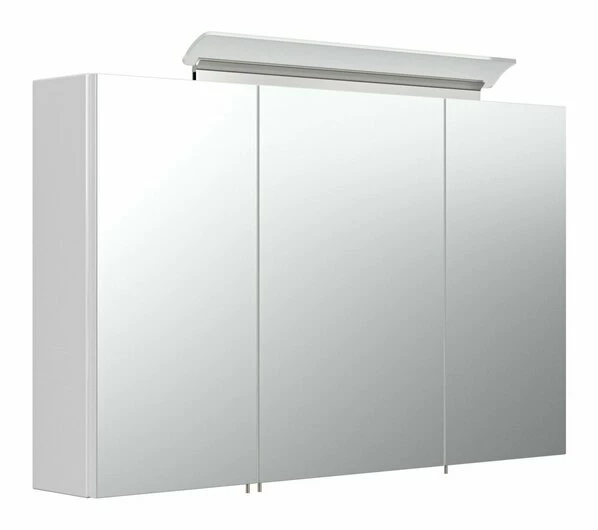 Spiegelschrank - Weiß - Mit Beleuchtung - 100 Cm Breit 3 Spiegelschrank - Weiß - Mit Beleuchtung - 100 Cm Breit