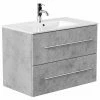 Waschtisch HOMELINE - Beton - Mit Waschbecken - 80 Cm -Wenko Verkaufsgeschäft 9004399600 1600Wx1600H 598Wx598H