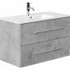 Waschtisch HOMELINE - Beton - Mit Waschbecken - 90 Cm -Wenko Verkaufsgeschäft 9004400000 1600Wx1600H 598Wx598H