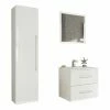 3-teiliges LED-Badmöbel-Set HOMELINE - Weiß Hochglanz - 60 Cm -Wenko Verkaufsgeschäft 9004401000 05 1600Wx1600H 598Wx598H